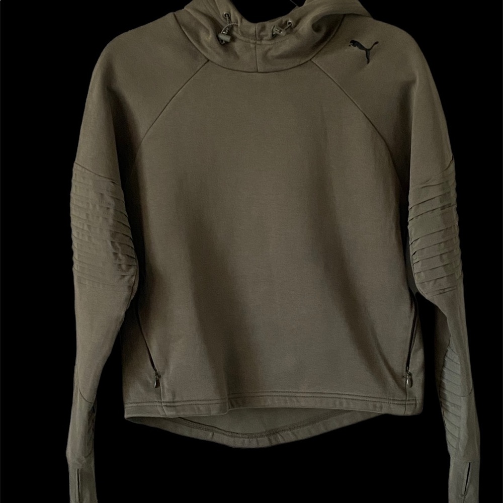 Puma Olive Evostripe Hoodie